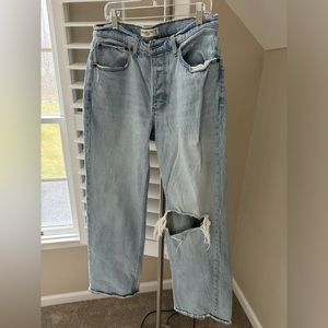 Abercrombie 90s baggy low rise jeans